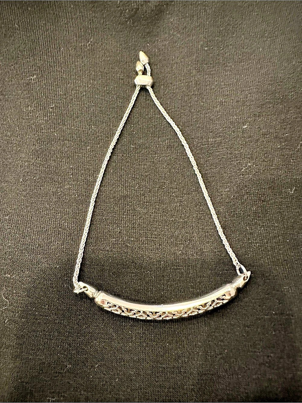 Kendra Scott Filigree Adjustable Bracelet Silver
